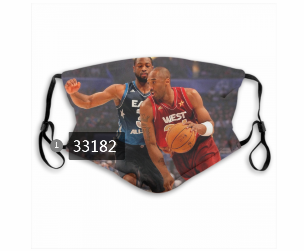 2021 NBA Los Angeles Lakers #24 kobe bryant 33182 Dust mask with filter